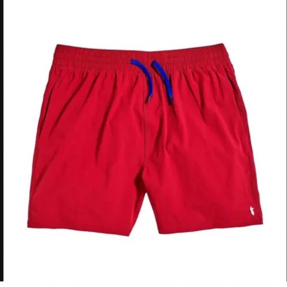Cotopaxi Tola Swim Shorts Mens Small Red Blue Drawstring Board Shorts Trunk
